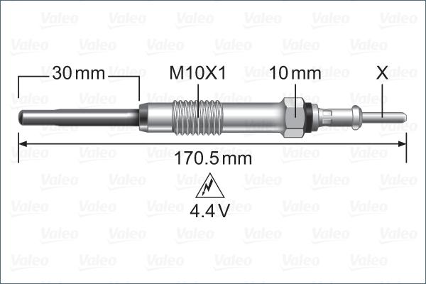 Valeo 345247 - Kvēlsvece ps1.lv