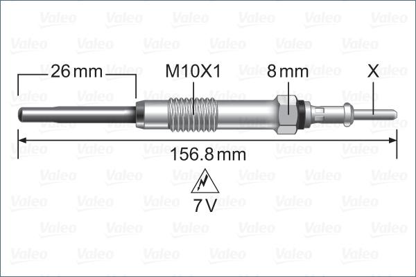 Valeo 345258 - Kvēlsvece ps1.lv