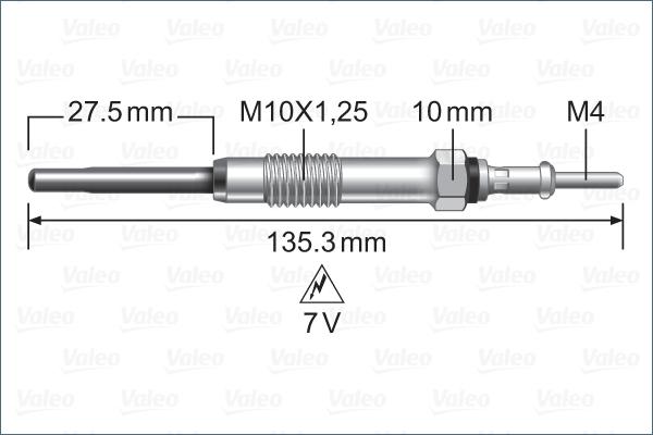 Valeo 345262 - Kvēlsvece ps1.lv