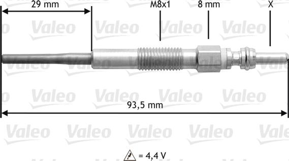 Valeo 345206 - Kvēlsvece ps1.lv