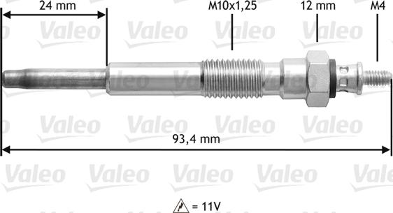 Valeo 345207 - Kvēlsvece ps1.lv