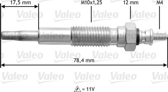 Valeo 345214 - Kvēlsvece ps1.lv