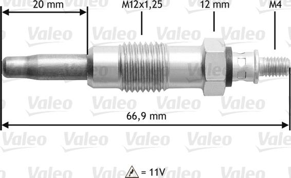 Valeo 345210 - Kvēlsvece ps1.lv