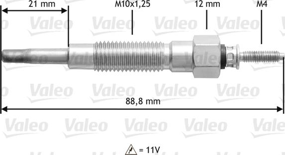 Valeo 345213 - Kvēlsvece ps1.lv