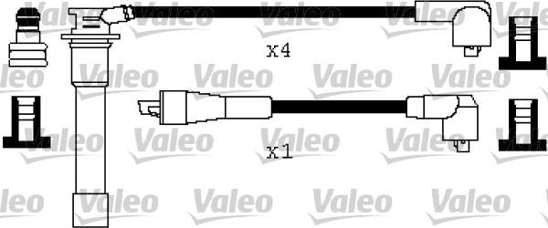 Valeo 346495 - Augstsprieguma vadu komplekts ps1.lv