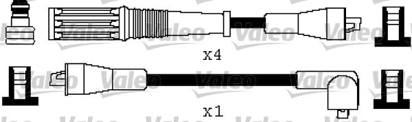 Valeo 346458 - Augstsprieguma vadu komplekts ps1.lv