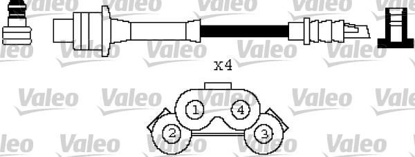 Valeo 346429 - Augstsprieguma vadu komplekts ps1.lv