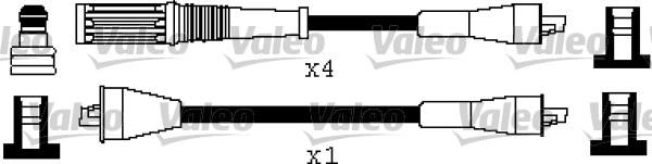 Valeo 346504 - Augstsprieguma vadu komplekts ps1.lv