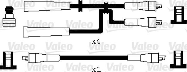 Valeo 346046 - Augstsprieguma vadu komplekts ps1.lv