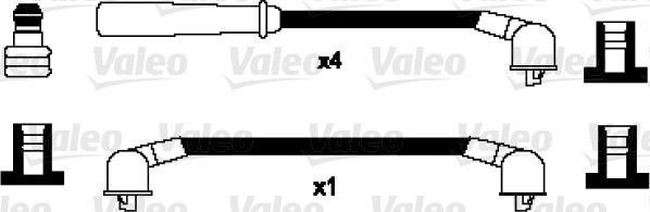 Valeo 346064 - Augstsprieguma vadu komplekts ps1.lv