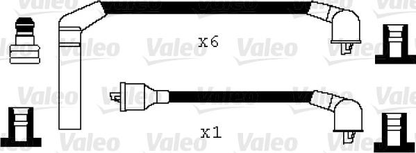 Valeo 346018 - Augstsprieguma vadu komplekts ps1.lv