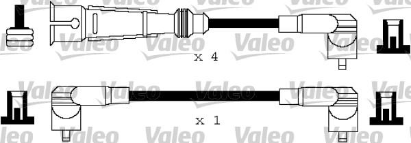 Valeo 346117 - Augstsprieguma vadu komplekts ps1.lv