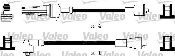 Valeo 346134 - Augstsprieguma vadu komplekts ps1.lv