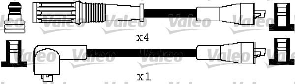 Valeo 346393 - Augstsprieguma vadu komplekts ps1.lv