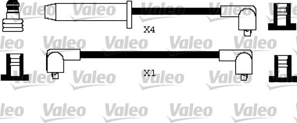 Valeo 346397 - Augstsprieguma vadu komplekts ps1.lv