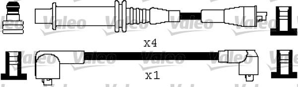 Valeo 346357 - Augstsprieguma vadu komplekts ps1.lv