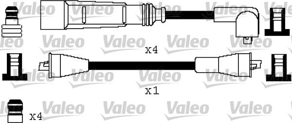 Valeo 346387 - Augstsprieguma vadu komplekts ps1.lv