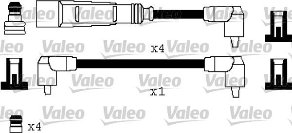 Valeo 346332 - Augstsprieguma vadu komplekts ps1.lv