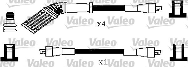 Valeo 346243 - Augstsprieguma vadu komplekts ps1.lv