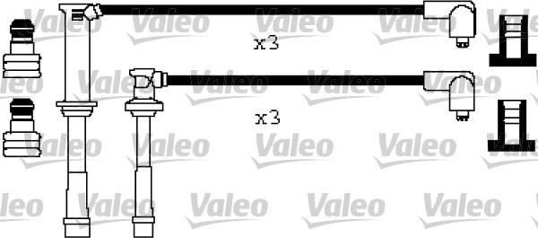 Valeo 346283 - Augstsprieguma vadu komplekts ps1.lv