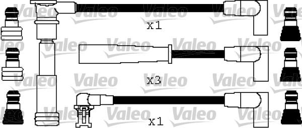 Valeo 346227 - Augstsprieguma vadu komplekts ps1.lv