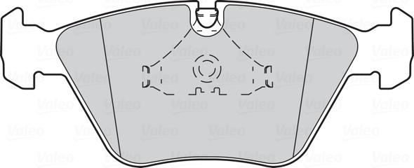 Valeo 301409 - Bremžu uzliku kompl., Disku bremzes ps1.lv