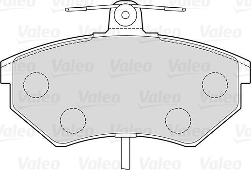 Valeo 301484 - Bremžu uzliku kompl., Disku bremzes ps1.lv