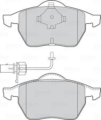 Valeo 301483 - Bremžu uzliku kompl., Disku bremzes ps1.lv