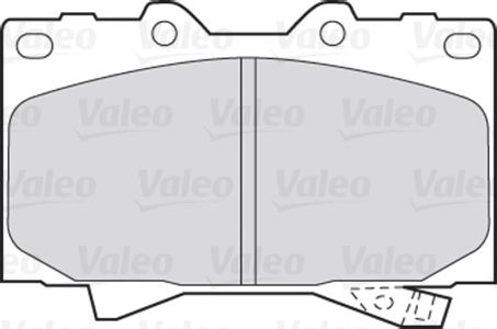 Valeo 301535 - Bremžu uzliku kompl., Disku bremzes ps1.lv