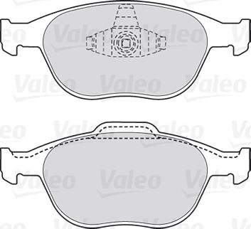 Valeo 301639 - Bremžu uzliku kompl., Disku bremzes ps1.lv