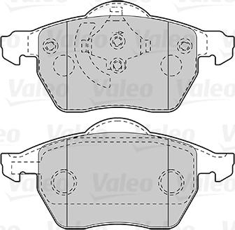 Valeo 301008 - Bremžu uzliku kompl., Disku bremzes ps1.lv