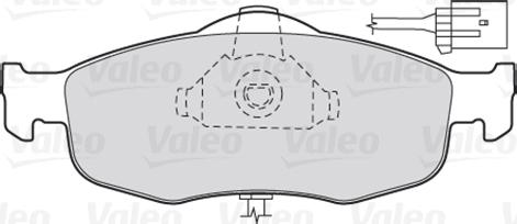 Valeo 301033 - Bremžu uzliku kompl., Disku bremzes ps1.lv