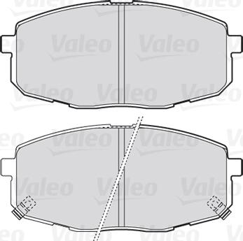 Valeo 301842 - Bremžu uzliku kompl., Disku bremzes ps1.lv