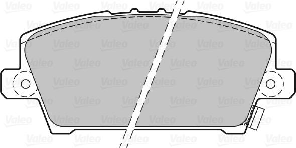 Valeo 301803 - Bremžu uzliku kompl., Disku bremzes ps1.lv