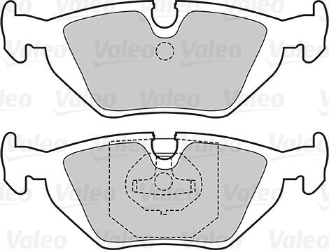 Valeo 301386 - Bremžu uzliku kompl., Disku bremzes ps1.lv