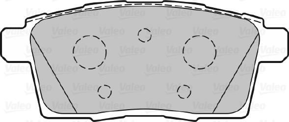 Valeo 301336 - Bremžu uzliku kompl., Disku bremzes ps1.lv