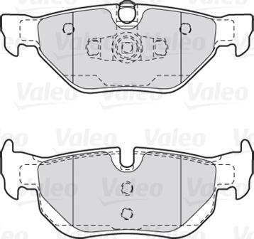 Valeo 301703 - Bremžu uzliku kompl., Disku bremzes ps1.lv