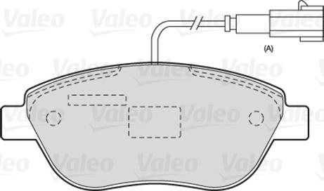 Valeo 301721 - Bremžu uzliku kompl., Disku bremzes ps1.lv