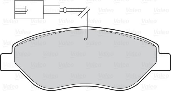 Valeo 302026 - Bremžu uzliku kompl., Disku bremzes ps1.lv