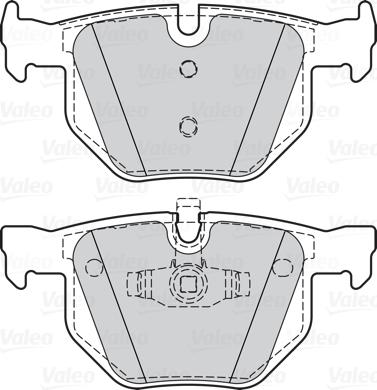 Valeo 302075 - Bremžu uzliku kompl., Disku bremzes ps1.lv