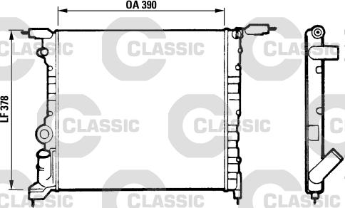 Valeo 316657 - Radiators, Motora dzesēšanas sistēma ps1.lv