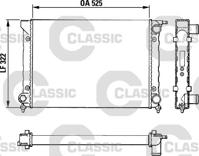 Valeo 383727 - Radiators, Motora dzesēšanas sistēma ps1.lv