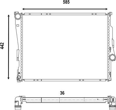 Valeo 376134 - Radiators, Motora dzesēšanas sistēma ps1.lv