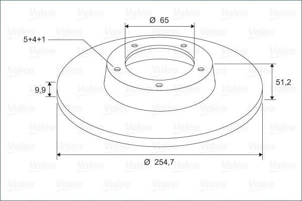 Valeo 297857 - Bremžu diski ps1.lv