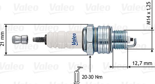 Valeo 246906 - Aizdedzes svece ps1.lv