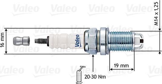 Valeo 246901 - Aizdedzes svece ps1.lv