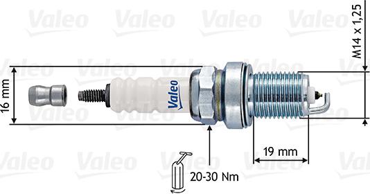 Valeo 246916 - Aizdedzes svece ps1.lv