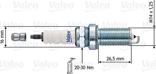 Valeo 246918 - Aizdedzes svece ps1.lv