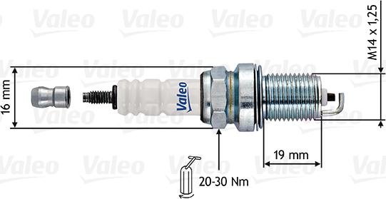 Valeo 246913 - Aizdedzes svece ps1.lv