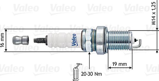 Valeo 246917 - Aizdedzes svece ps1.lv